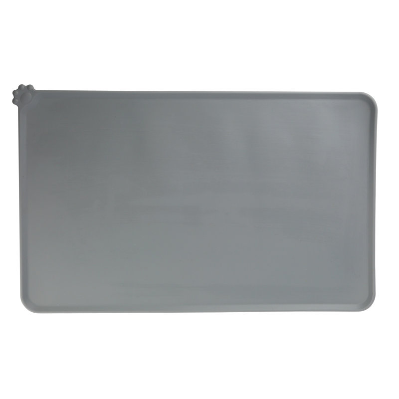 Anti-Skid Placemat, Gray, 18" x 12"