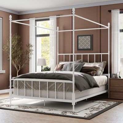 Magdaleno Metal Canopy Bed
