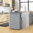 Rolling Kitchen Island Cart, Portable Serving Trolley Table with Drawer, Adjustable Shelf and 2 Towel Racks for Enhanced Storage and Mobility