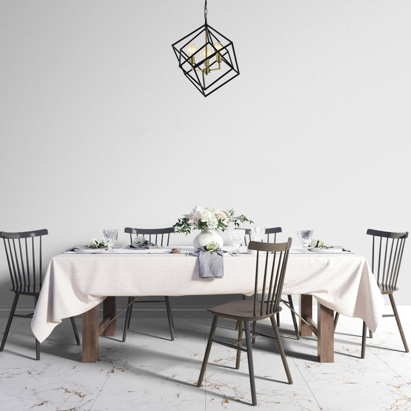 Lustre géométrique à 3 lumières