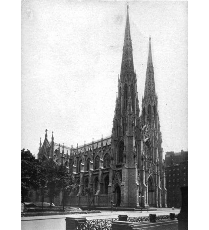 Cathédrale Saint-Patrick de New York, H 24 po x l 17 po