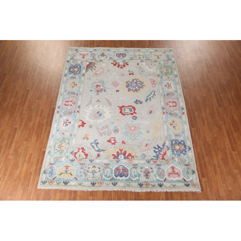 Tapis unique gris / gris anthracite 11 pi 10 po x 9 pi 1 po