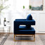 Fauteuil contemporain bleu Relax-845616116