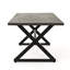 Table de salle à manger d'extérieur en aluminium