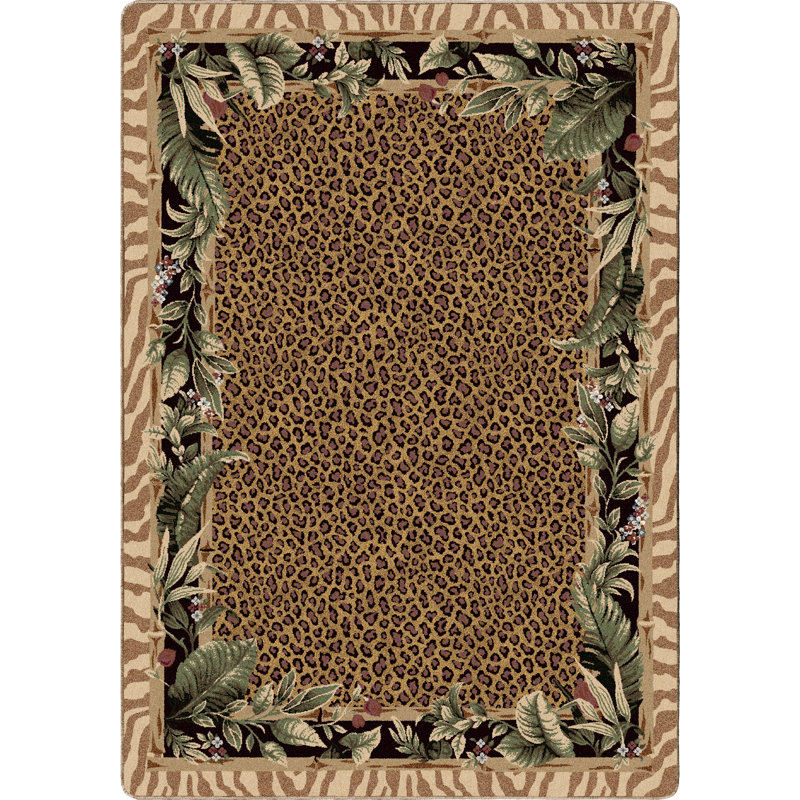 Tapis Alminus Jungle Safari Topaz, Rectangle 7 pi 8 po x 10 pi 9 po