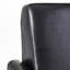 Chaise noire en similicuir pour une élégante décoration intérieure