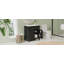 Meuble-lavabo de 30 po avec lavabo en céramique, armoire de salle de bain simple moderne avec 2 portes et une tablette, portes à fermeture douce-493825214