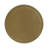 Eisenman Alisier 11.5" W Round Griege Iron Pedestal Side Table, Antique Gold-133430805