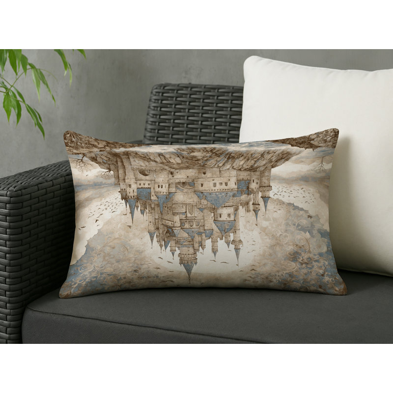 Eagle's Perch Indoor And Outdoor Throw Pillow, Rectangle 14"H x 20"W