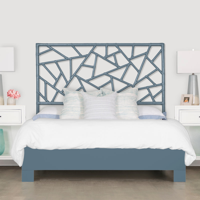 Tiffany Collection Open-Frame Headboard, Queen, Regatta Blue