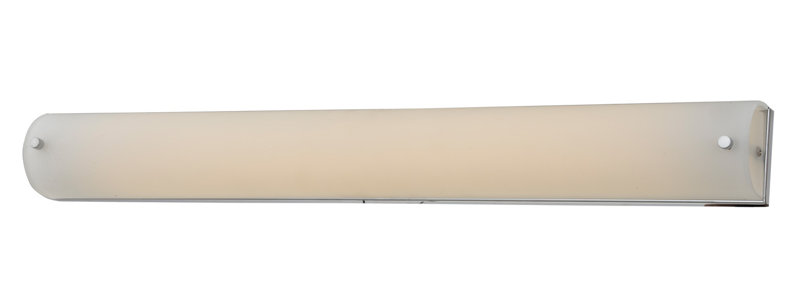 Barre d’éclairage de salle de bain 1 lumière del Johnston, Chrome, H 3 po x l 25 po x P 2,5 po, 30 W