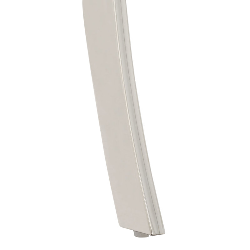 Tabouret de bar et de comptoir Bhavesh, Blanc, Tabouret de bar (assise de 30 po de hauteur)