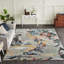 Aurora Drift Hand Knotted Abstract Area Rug-481824680