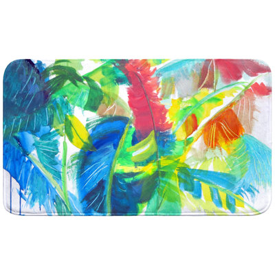 Tapis de bain Abstract Palms