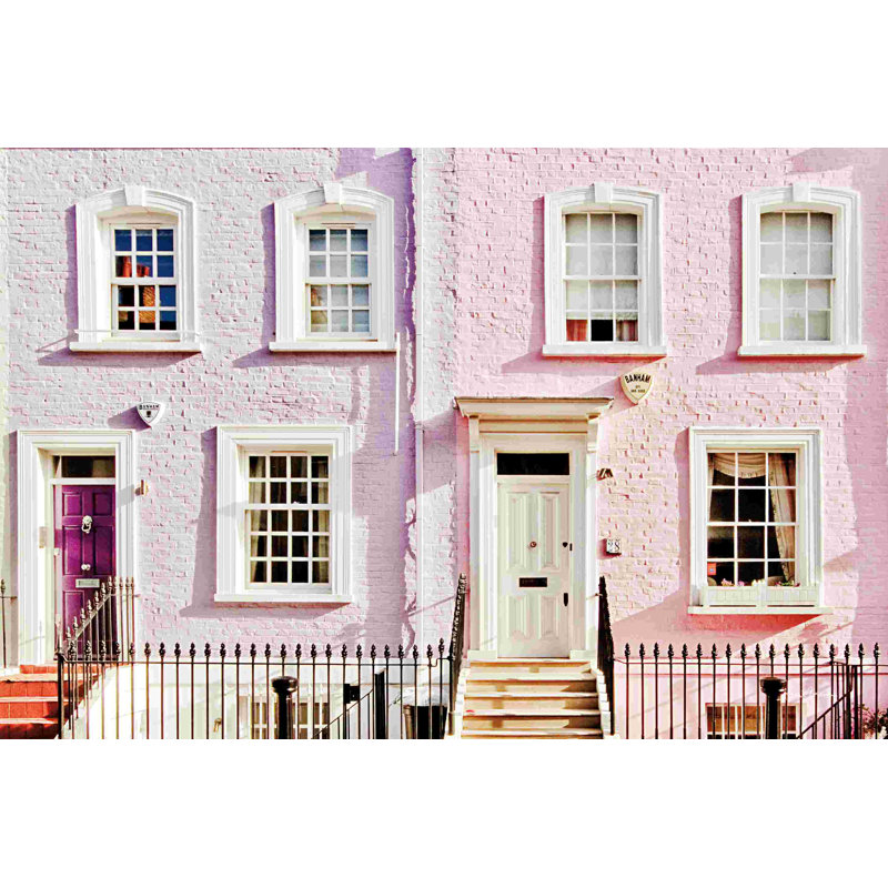 London London and Mauves maisons, H 8 po x l 12 po