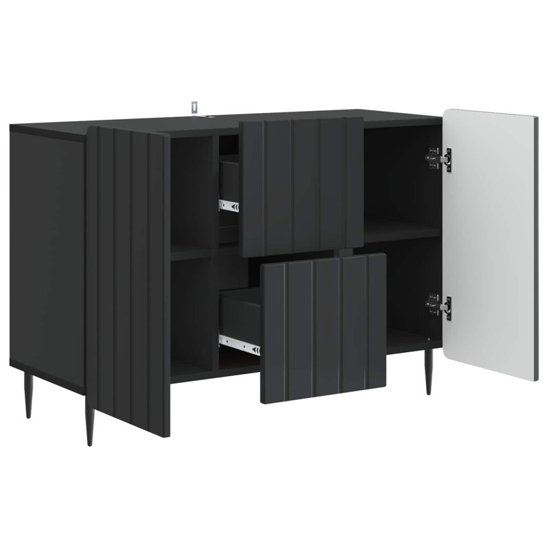 89cm Sideboard, Black