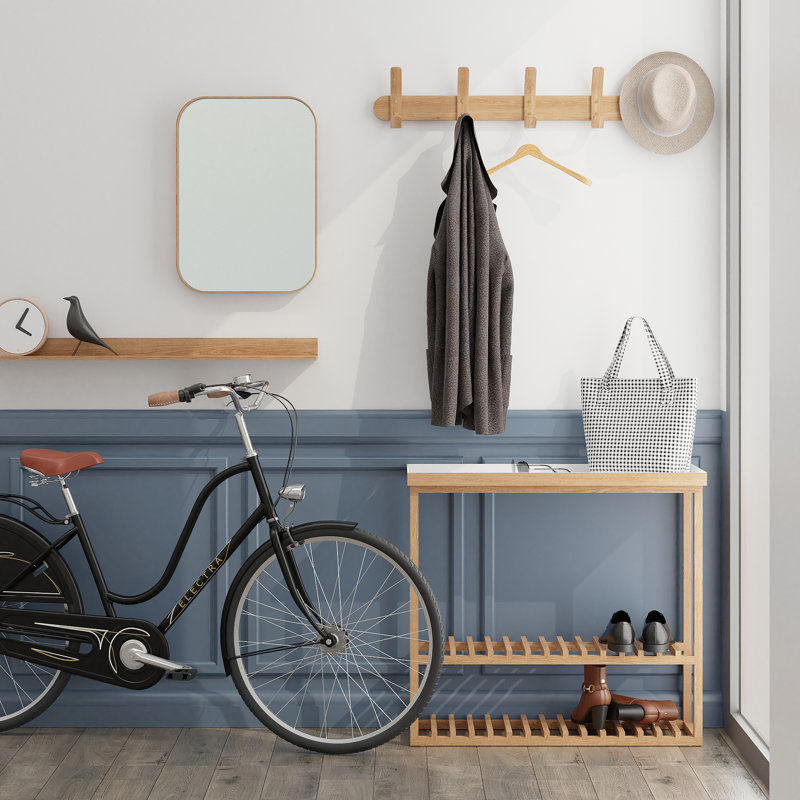 Cesc Solid Wood 5 - Hook Wall Mounted Coat Rack