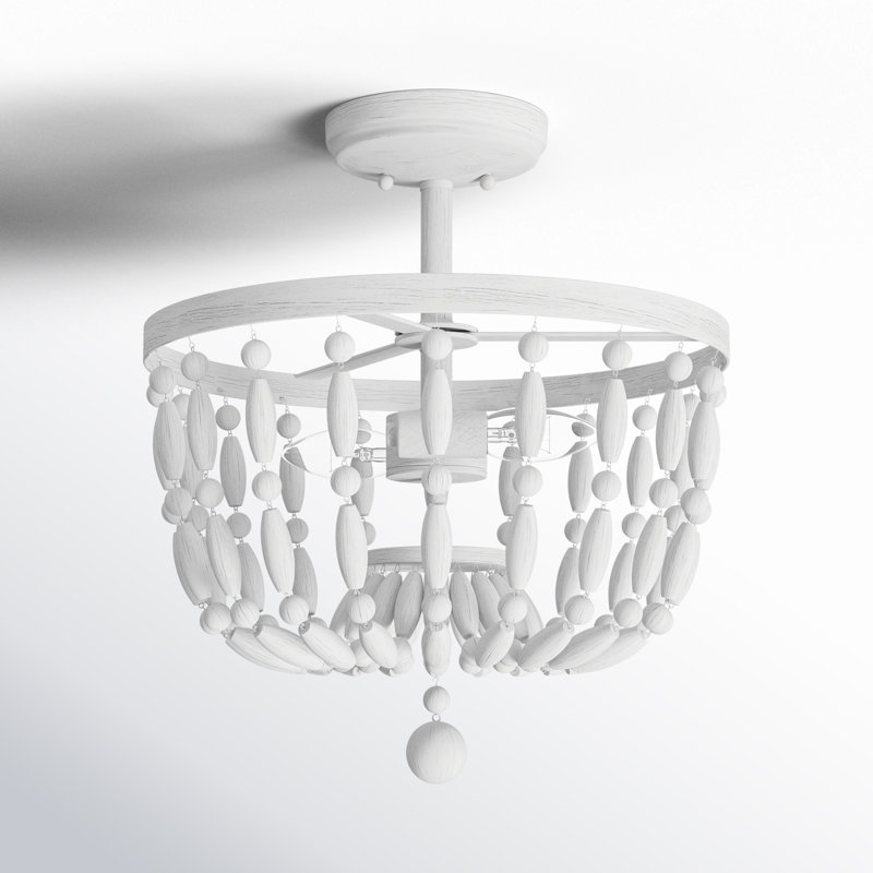 Plafonnier semi-encastré de 13 po 2 lumières Shauna