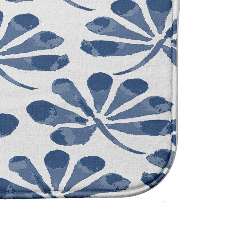Tapis de bain Luff, Bleu, l 21 po x L 34 po