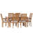 Story 6 - Person Extendable Four Leg Base Dining Set-1670646878-1670646883