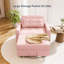 Fauteuil d'appoint convertible 3 en 1, canapé-lit rembourré escamotable avec coussin décoratif-1236071744