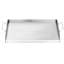 Plaque chauffante universelle 32 po x 16 po en acier inoxydable pour barbecue, parois latérales pour maintenir la stabilité des aliments, plaque de cuisson barbecue large pour plusieurs portions avec fond en forme de X, bac à graisse et grande cuisson