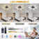 Ceiling Fan With Light With Remote Control, LED Dimmable Fan Ceiling Lamp
