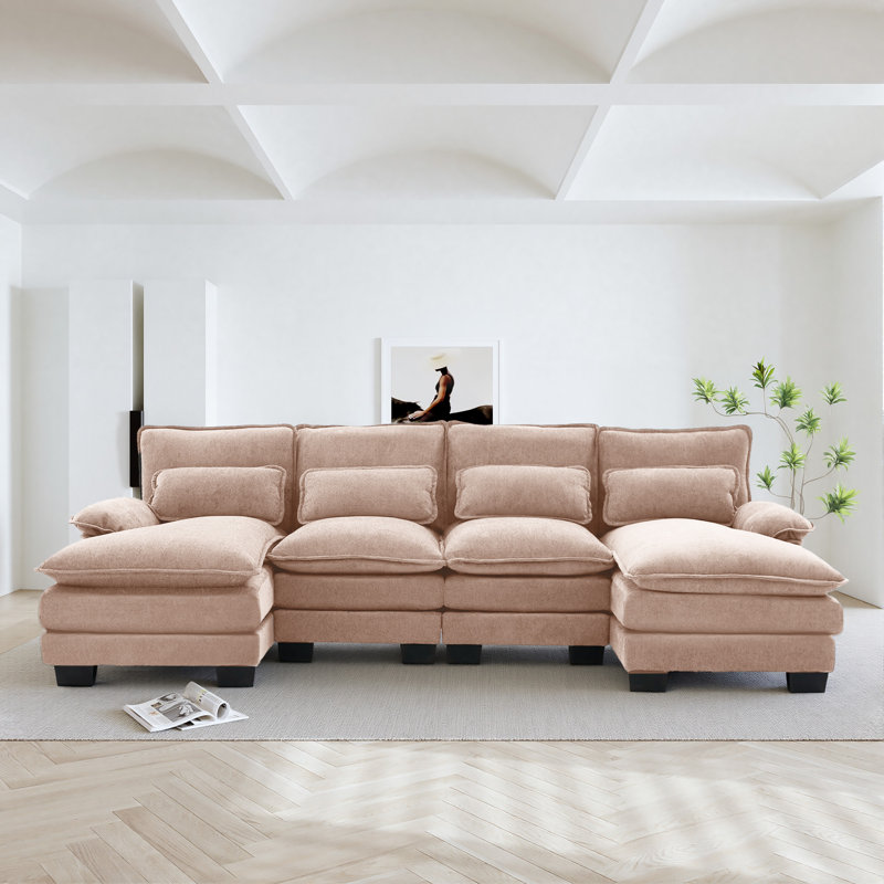 Canapé modulaire Chenille, Chenille kaki