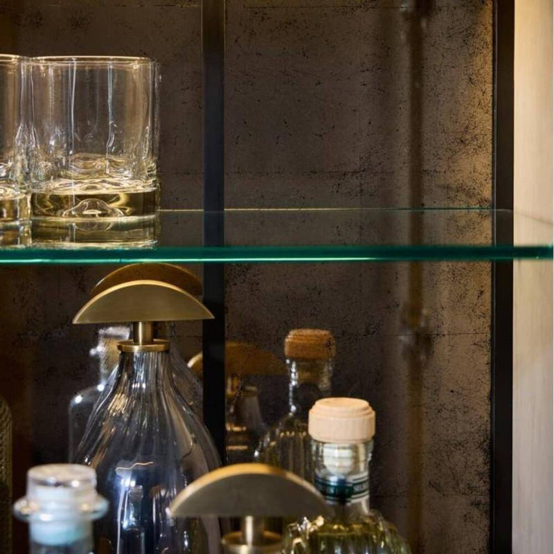 Jermaine Solid Wood Bar Cabinet