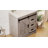 Chimira 31" Sliding Barn Door Bathroom Vanity with Sink, Farmhouse Small Single Bathroom Vanity Set, Brown-98181814