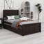 Lit plateforme avec lit gigogne-1813380059
