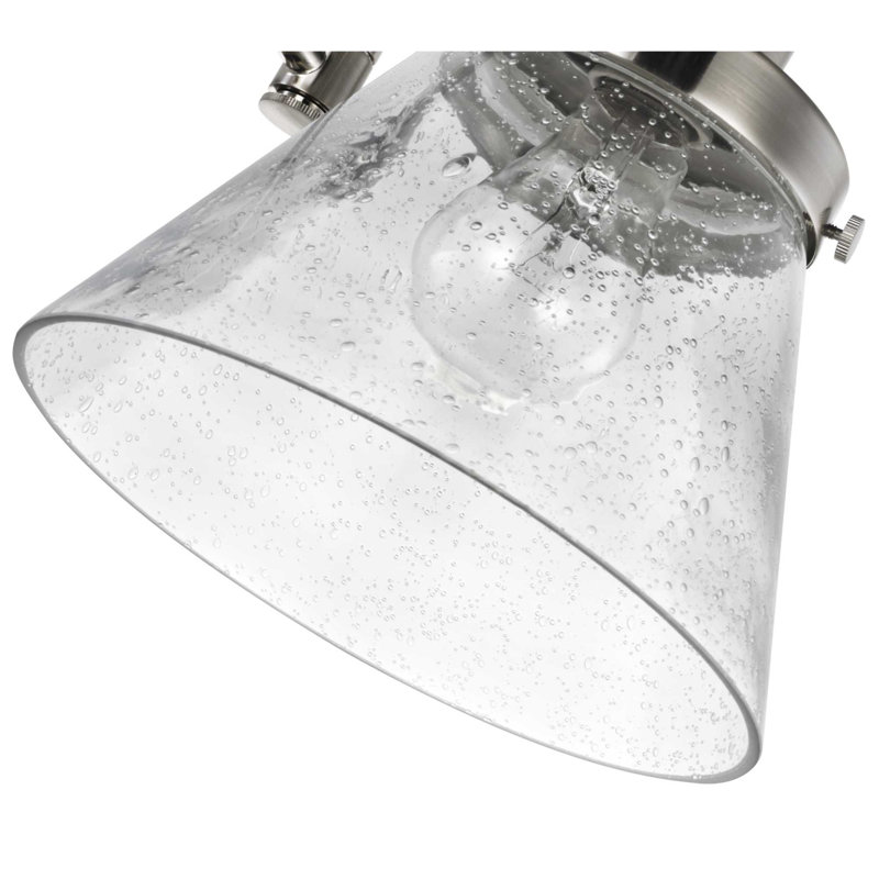 Oakpark Swing Arm Sconce, Brushed Nickel