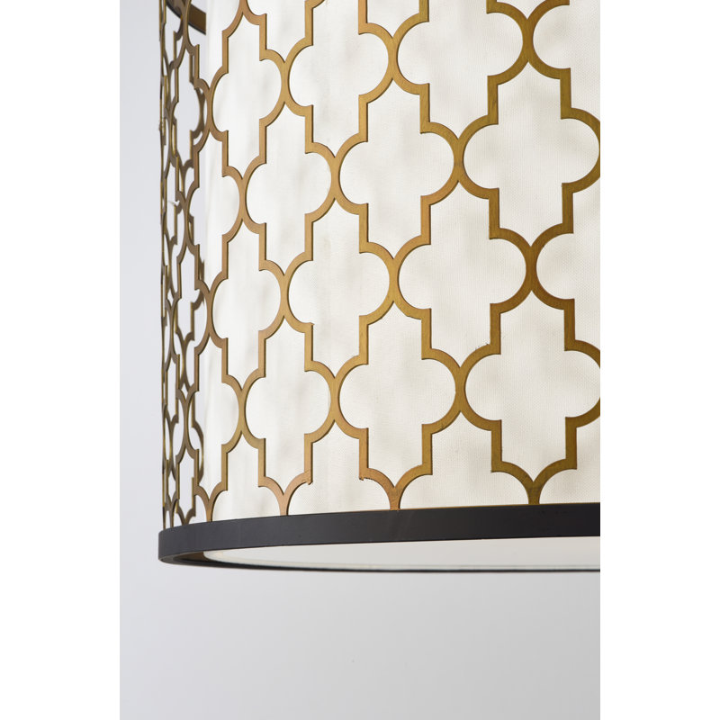 Moreland Fabric Semi Flush Mount