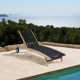 72'' Outdoor Eucalyptus Chaise Lounge
