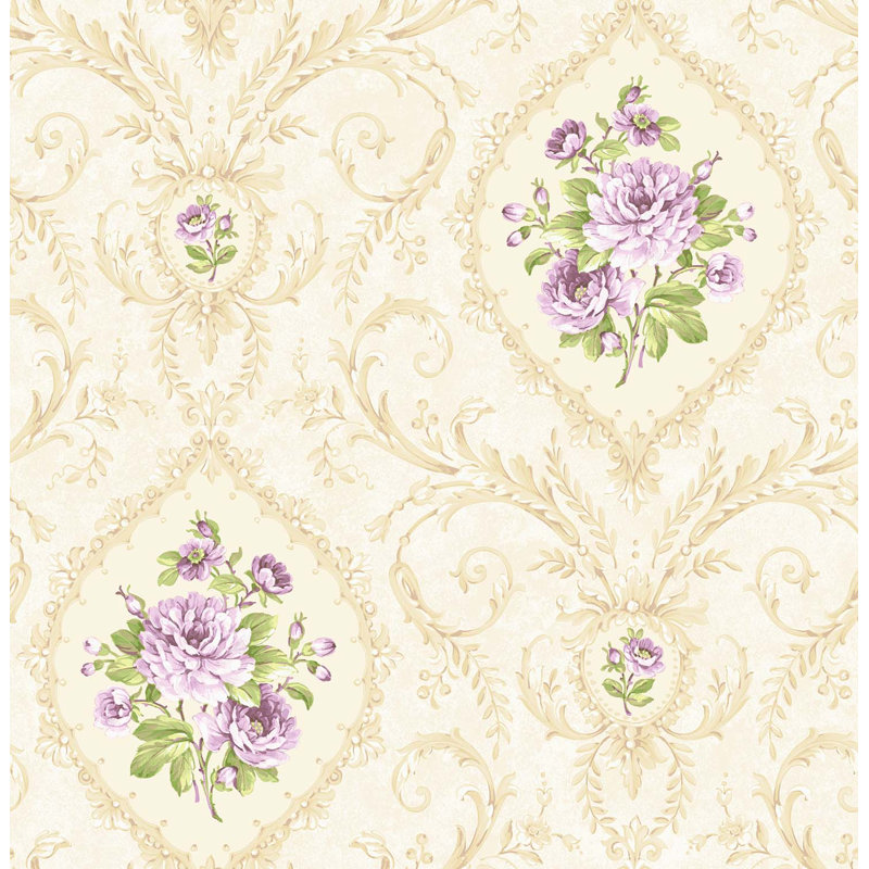 Melandra 10m x 53cm Wallpaper Roll, Purple