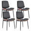 Chaise rembourrée Mid-Century avec pieds en métal-63716406-44407508