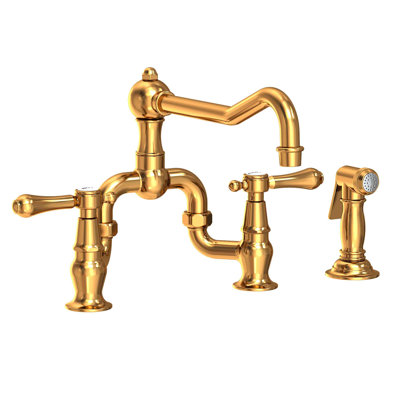 Chesterfield Bridge Faucet with Side Spray