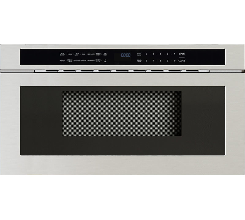 Zephyr 30 In. Built-In Microwave Drawer In Stainless Steel with Sensor Cooking
