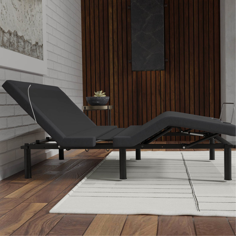 Adjustable Queen Bed Featuring Zero & Programmable Memories Base With Glide Tech Gravity Feature
