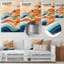 Aldan - art mural moderne en métal Vagues pour le salon-68334880