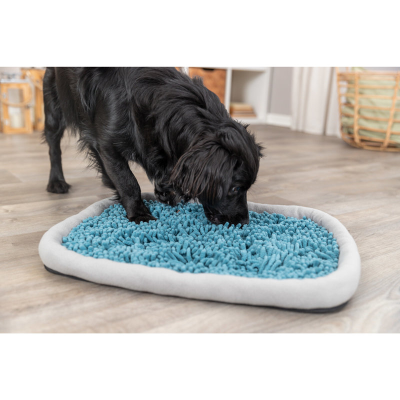 TRIXIE Snuffle & Seek Plate, Sniff Mat, Interactive Feeding Game, Slow Feeder
