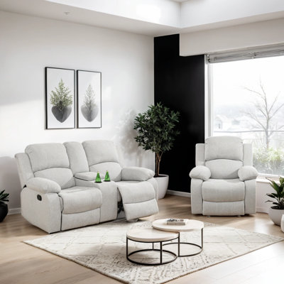 Robbins 2 - Piece Pillow Top Arms Manual Reclining Living Room Sofa Set