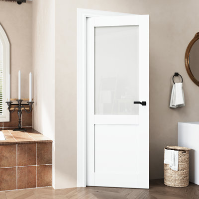 Intérieur de la porte de garde-manger en bois manufacturé de 80 po x 96 po H 