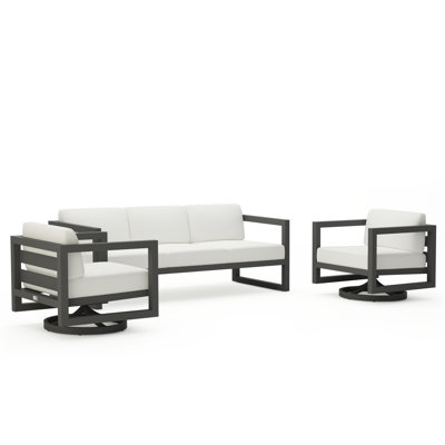 Avion 3 Piece Sofa Set With Swivel