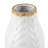 Lamons Hand-Painted Chevron Porcelain Table Vase