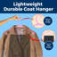Cintres de qualité supérieure - Conception mince et compacte, plastique léger et durable avec rainures d'épaule intelligentes, utilisation polyvalente pour organiser la lessive, les manteaux et les vêtements-1382394646-1382394667