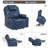 26.4" Seat Width Dual Motor Power Recliner Lift Chair with Vibration and Heat, Breathable Faux Leather-1236869331