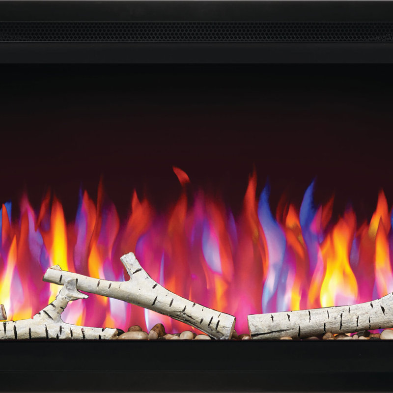 Napoleon Birch Log Set with Rocks for 50-Inch Electric Fireplace