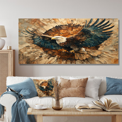 Gervin Eagle In A Forest Echoes Of Freedom III - Eagle Wall Art