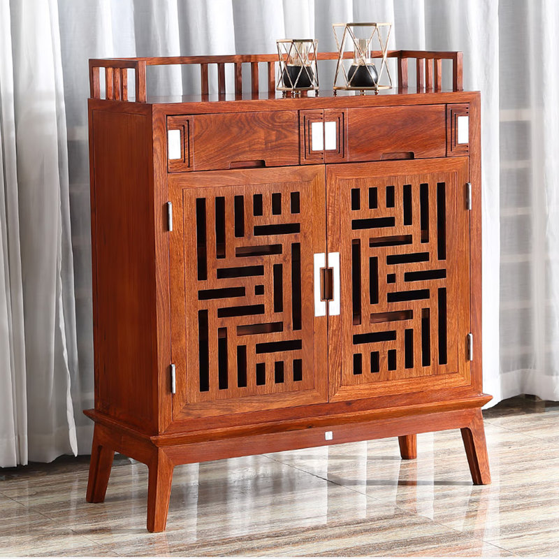 Solid wood practical storage shoe cabinet
